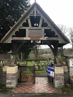 The Lychgate at Locking erected in memory of Revd Alexander John Woodforde